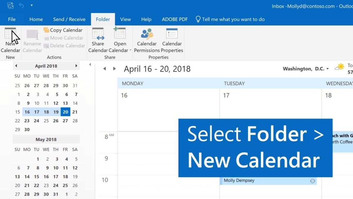 How to Add a New Calendar in Outlook? - keysdirect.us