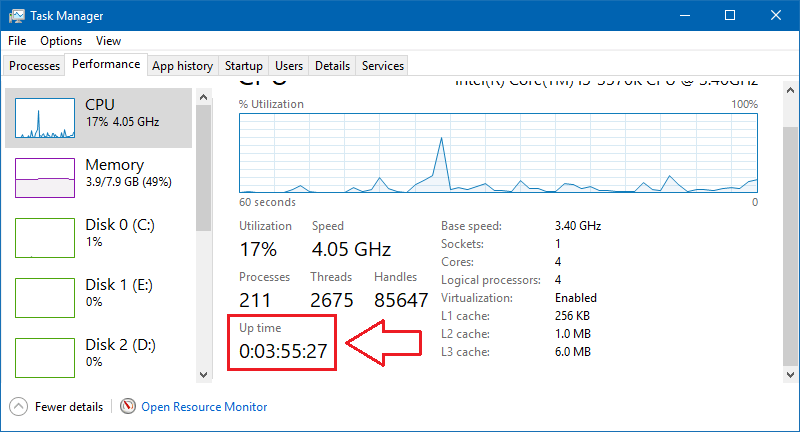 How to Check Windows Server Uptime? - keysdirect.us