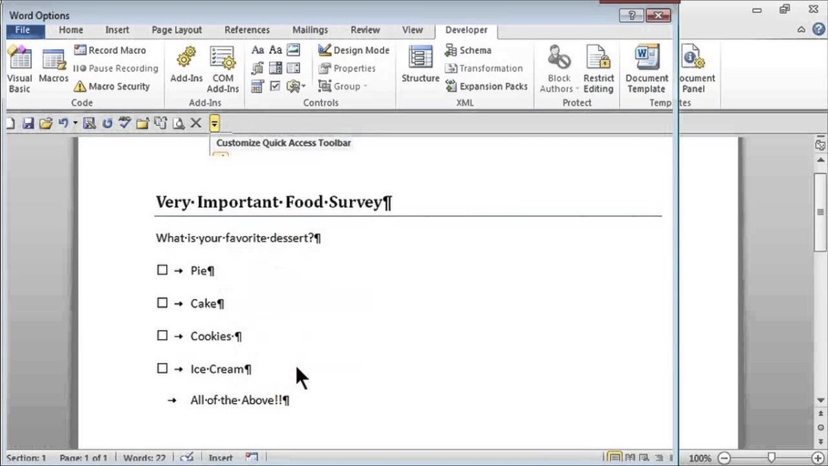 How to Create a Survey on Microsoft Word? - keysdirect.us