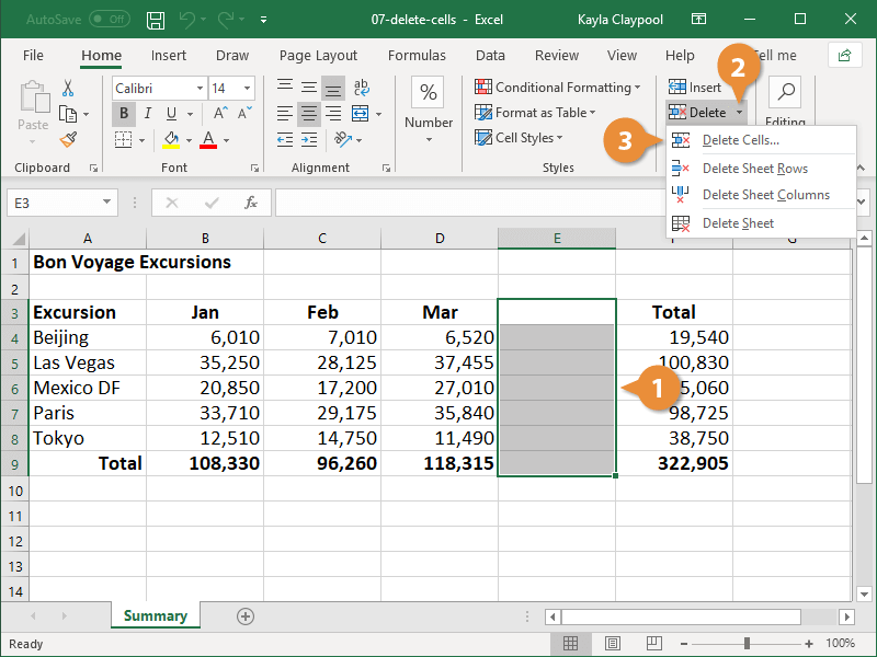 How to Delete a Cell in Excel? - keysdirect.us