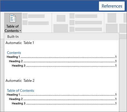 How to Make a Table of Contents in Microsoft Word? - keysdirect.us