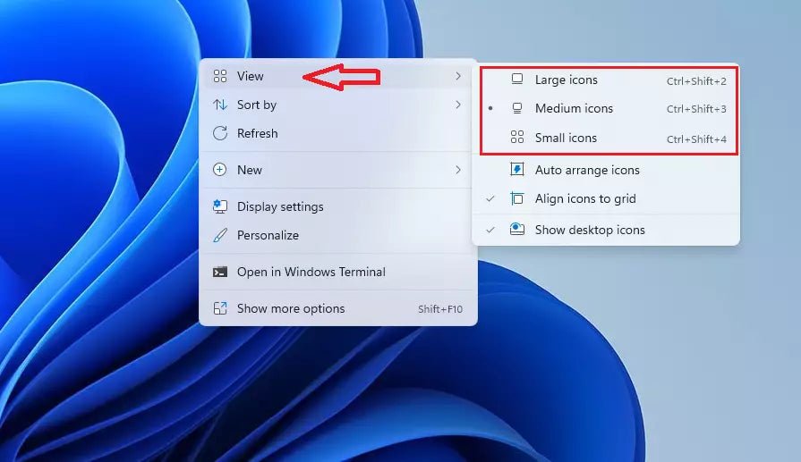 How to Make Desktop Icons Smaller Windows 11 - keysdirect.us