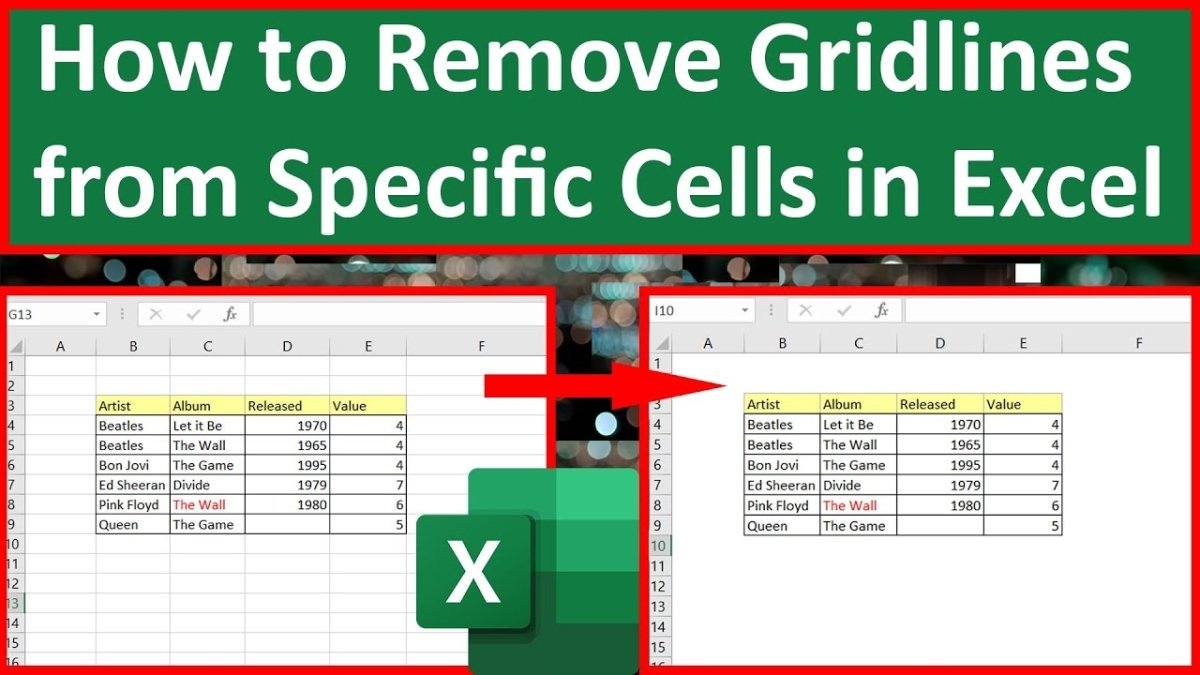 How to Remove Gridlines in Excel for Specific Cells? - keysdirect.us