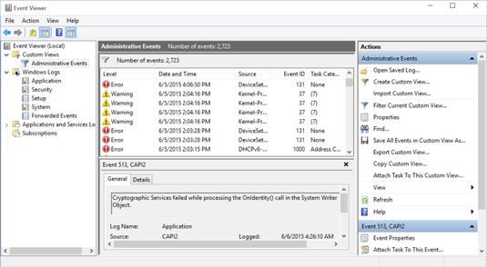 How to Access Event Viewer Windows 10? - keysdirect.us