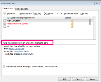How to Change Rules in Outlook? - keysdirect.us