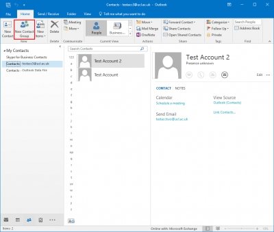 How to Create Distribution List in Outlook 2016? - keysdirect.us