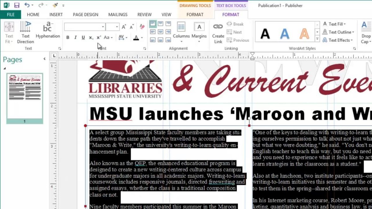 How to Create Newsletter Using Microsoft Publisher? - keysdirect.us
