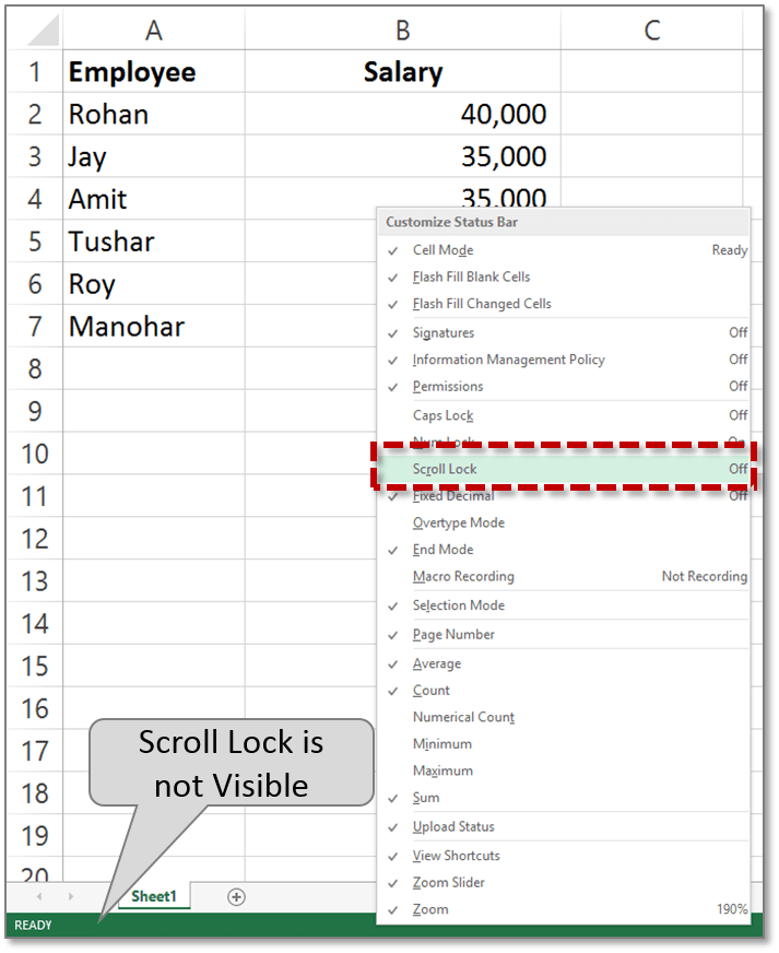 How to Disable Scroll Lock in Excel? - keysdirect.us