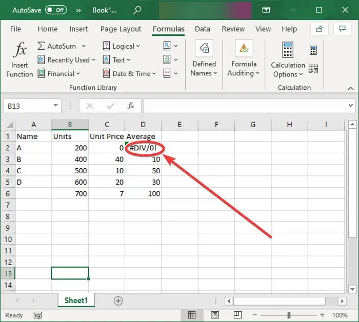 How to Get Rid of Div 0 in Excel? - keysdirect.us