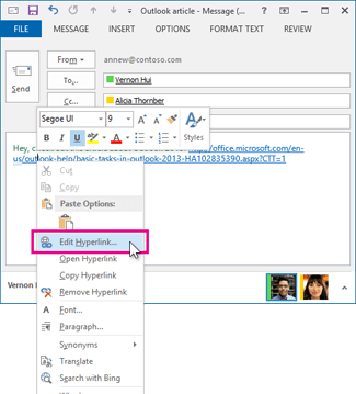 How to Rename a Link in Outlook? - keysdirect.us