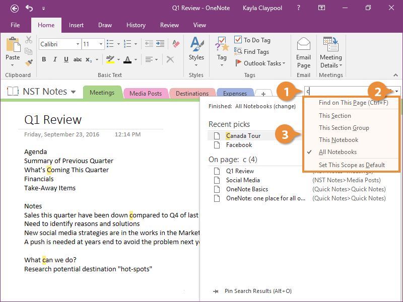 How to Search in Onenote? - keysdirect.us