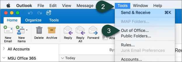 How to Set Up Out of Office in Outlook Mac? - keysdirect.us