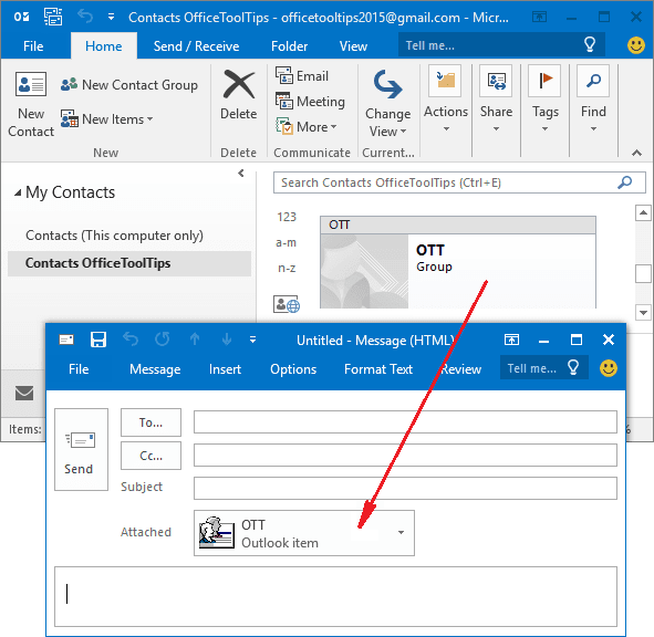 How to Share Contact Group in Outlook? - keysdirect.us
