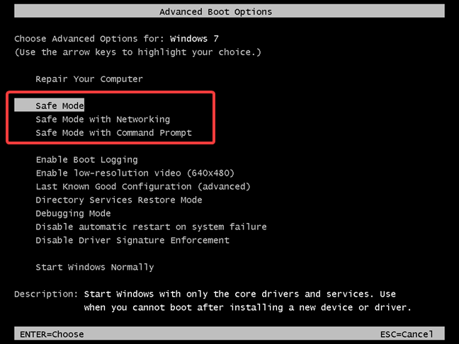 How to Start in Safe Mode Windows 7? - keysdirect.us