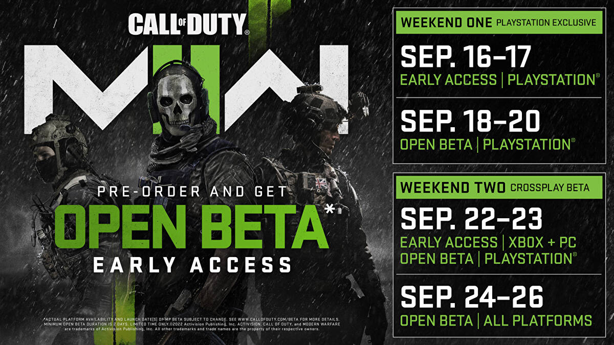 When Can I Play Mw2 Beta on Xbox? - keysdirect.us